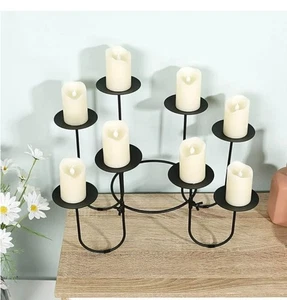Hágalo usted mismo 8 candelabros de manto modernos sin llama o cera portavelas para chimenea - Imagen 1 de 5