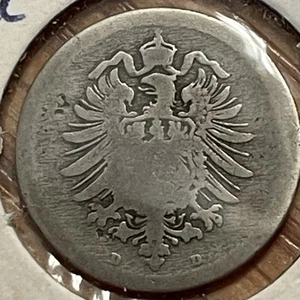 Germany (German Empire) 1 Pfennig Coin, 1875 D - Combined Shipping OK - Picture 1 of 3
