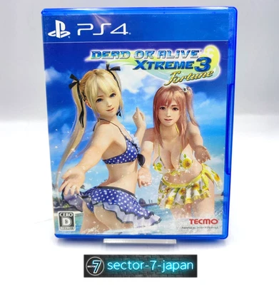 PS4 Dead or Alive Xtreme 3 Fortune Koei Tecmo Japan Import Tested PlayStation 4 - Image 1 of 3