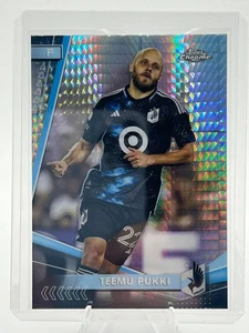 Teemu Pukki 2024 Topps Chrome MLS Refractor #64 Minnesota United - Picture 1 of 2