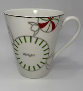 Lenox Merry & Bright Customized “Wright” Coffee Cup (NEW) - Picture 1 of 3