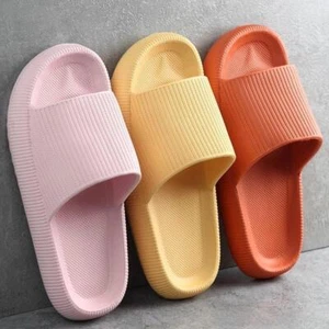 Thick Platform Bathroom Home Slippers Women Fashion Soft EVA Indoor Slides Woman - Picture 1 of 34