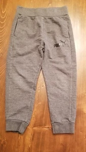 PUMA 4T Grey Pull-on Ligtweight Jersey Joggers Pants - Picture 1 of 5