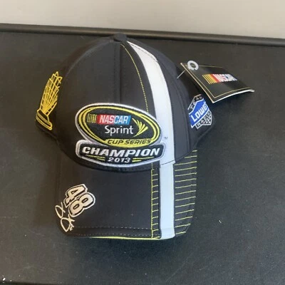 Gorra de carreras Nascar 2013 Champion Jimmie Johnson #48 Lowe’s Team con etiquetas NUEVA Foto 1 de 4
