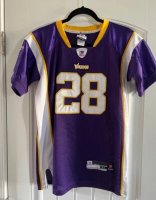 Vintage Reebok Minnesota Vikings Adrian Peterson Stitched Jersey Women’s Sz XL - Image 1 of 4