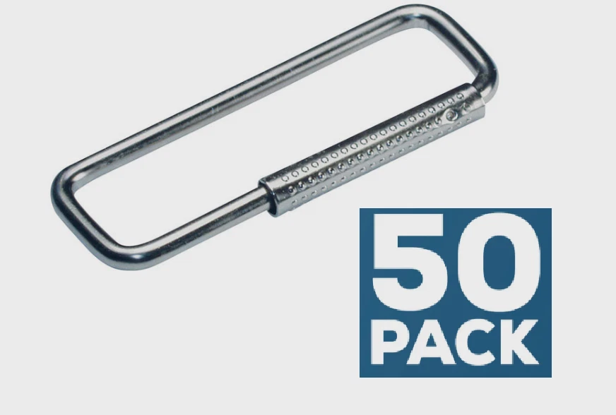 5pk Hillman Split Cable Key Ring Easy Slide Open Backpack Purse Durable 701276