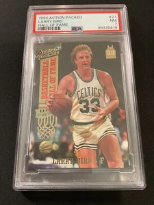 LARRY BIRD~1993 Action Packed #21~PSA 7 Near MINT - Picture 1 of 3