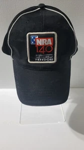 NRA 140 Years Of Freedom Adjustable Hat Black - Picture 1 of 2
