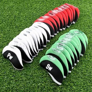10* Cubiertas de cabeza de hierro para palo de golf 10* Manga de tapa Máquina Lavable 2 colores Combinación - Imagen 1 de 9