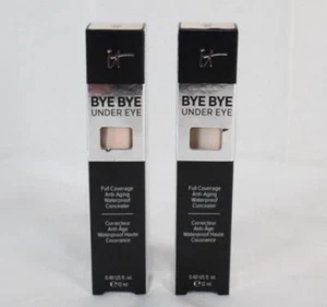 Pack of 2 IT Cosmetics Bye Bye Under Eye Full Coverage 10.5 Light MNS60W NEW - Picture 1 of 13