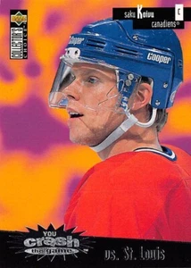 1996-97 CC Crash the Game Silver #C15C Saku Koivu /vs. St. Louis - Picture 1 of 2