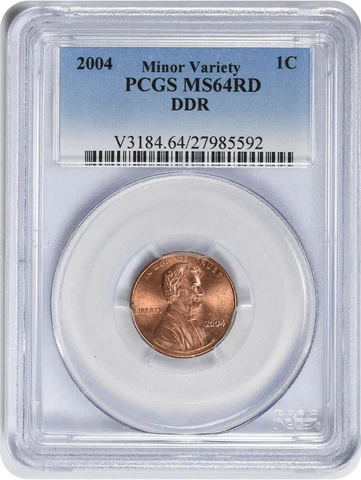 2004 Lincoln Cent DDR MS64RD PCGS Cover
