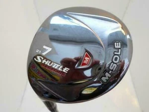 GOLF CLUBS FAIRWAY WOOD MARUMAN SHUTTLE M-SOLE LEFT-HANDED 7W LOFT-21 R-FLEX - Picture 1 of 4