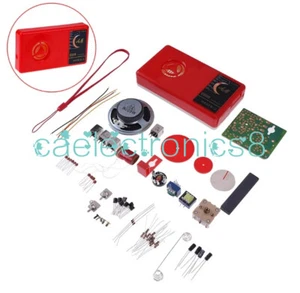 1 Set 7 Tube AM Radio Electronic HX108-2 DIY Kit Electronic Learning Kit NEW - Foto 1 di 7