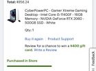 CyberPowerPC Gamer Xtreme (2TB HDD + 240GB SSD, Intel Core i5-10400F,...