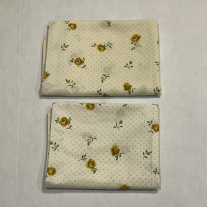 Fundas de almohada estándar florales Cannon Monticello de colección muselina sin hierro - Juego de 2 - Imagen 1 de 4