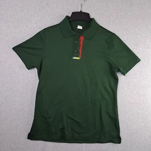 Subway Womens Medium Green Employee Polo Uniform Shirt Short Sleeve Work Shirt - Picture 1 of 7