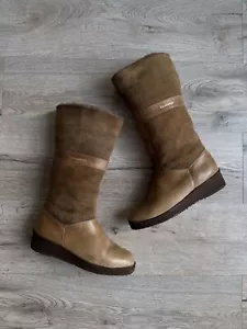 Kandahar Swiss Handmade Suede Snow Boots Vintage - Picture 1 of 16
