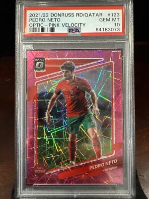 Pedro Neto 2021-22 Donruss Optic Road To Qatar /25 PSA 10 - Image 1 of 2