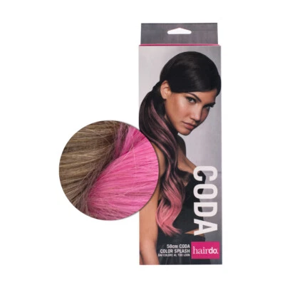 Hairdo Coda Color Splash Buttered Toast / Pink Fucsia 58cm - coda fucsia - Immagine 1 di 2