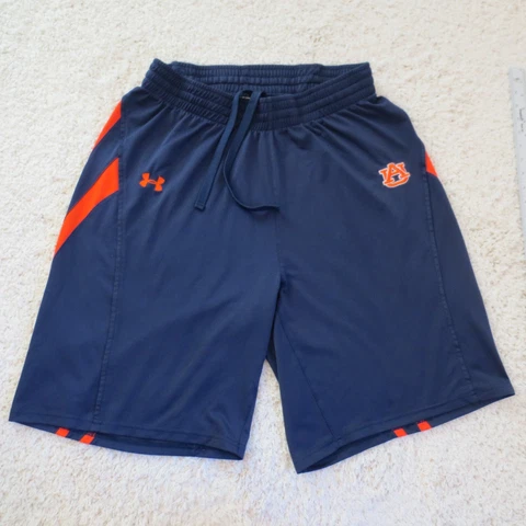 Auburn Tigers Shorts Mens XL Blue Under Armour AU Workout Gym TEAM ISSUE Cover