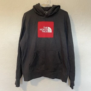 The North Face Mens Hoodie Size Medium Dark Grey Pullover Gorpcore - Picture 1 of 11