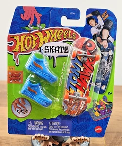 Hot Wheels Skate Tony Hawk Comically Cool Fingerboard RARE NIB - Picture 1 of 4