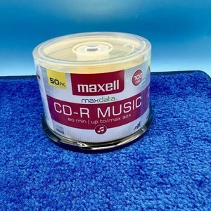 Maxell CD-R Music 32x 80min 700MB 50 Pack - Afbeelding 1 van 3