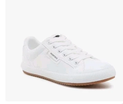  Nuevo top bajo de lona cereza blanco 8,5 para mujer ROCKET DOG.  Foto 1 de 4