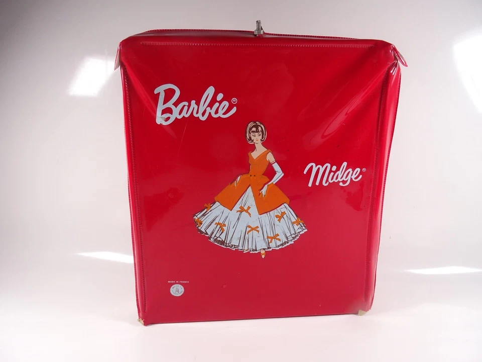 Vintage Barbie-Zubehör Puppenkoffer Midge Mattel Frankreich 60er-Jahre (19624) - Bild 1 von 4
