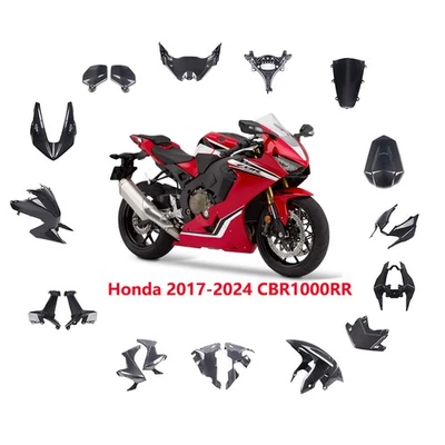 FT Real 3K Twill Carbon Fiber Pieces for Honda 2017-2026 CBR1000RR CBR 1000RR - Image 1 of 4