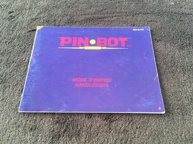 Hinweis Nintendo NES Pin Bot FAH Sehr Guter Zustand