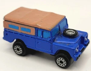 Vintage Micro Machines 1989 Land Rover 110 Defender Blue - Picture 1 of 6