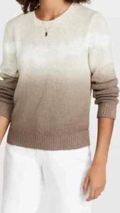 Splendid Women Dylan Cotton Sweater Toast Dip Dye SZ. XS NWT$178 - Picture 1 of 9