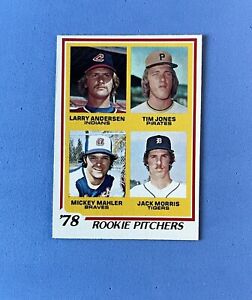 1978 Topps #703 Rookie Pitchers Baseball Card - Jack Morris