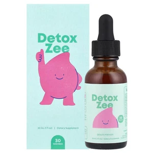Detox Zee 1 Fl Oz (30 Ml) Zeolite Drops Body Detoxification Cleanse Gut - Picture 1 of 8