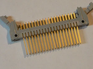 BOARD HEADER 40 PIN EJECT TAB Male Connector Long Gold flash Pins - Picture 1 of 1