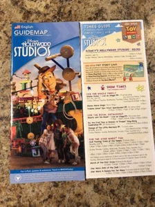 Disney Hollywood Studios Toy Story Land Map Set Nuevo Woody Buzz Lightyear - Imagen 1 de 6