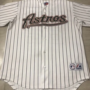 ROGER CLEMENS HOUSTON ASTROS PIN STREIFEN KURSIV TRIKOT MAJESTÄTISCH WEISS GROSS - Bild 1 von 21
