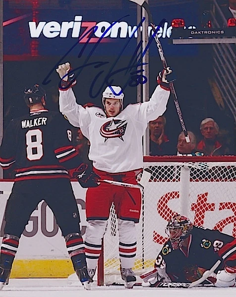 Foto 8x10 de chaquetas azules colón firmadas por Antoine Vermette con certificado de autenticidad #8 Foto 1 de 1