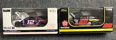 Jeremy Mayfield #12 Mobil 1 Kenny Irwin #28 Texaco 1999 1/64 Revell Nascar Read - Image 1 of 4
