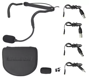Samson QEX Fitness Headset Microphone Mic+4 Adapters+Case For Yoga/Spin/Pilates - Picture 1 of 5