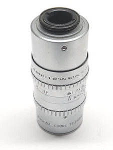 Cooke Telekinic Taylor Hobson 4 Inch f/4 C Mount Movie Camera Lens No 529285 - Picture 1 of 5