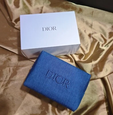 Dior Limited Edition Novelty Denim Pouch - Изображение 1 из 4