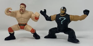 Power Slammers Rey Mysterio & Sheamus Wrestling Mattel Loose Figures WWE 1 - Picture 1 of 17