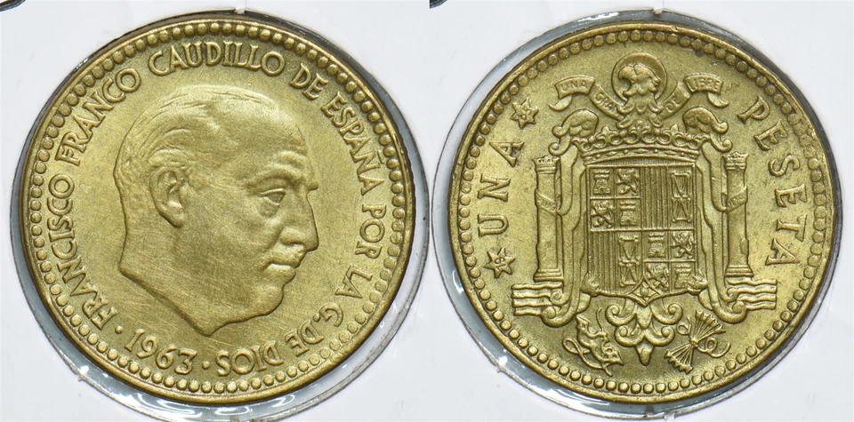Spain 1963 Peseta 299111 combine shipping - Image 1 of 3