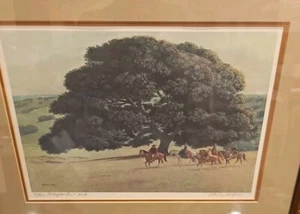 RARE STAN GALLI SIGNED & NUMBERED PRINT "CANYON LIVE OAK" Print - Picture 1 of 7