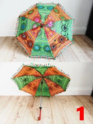 Guarda-sol de renda feminino vintage feito à mão para festa de casamento de noiva decoração para casa - Imagem 1 de 3