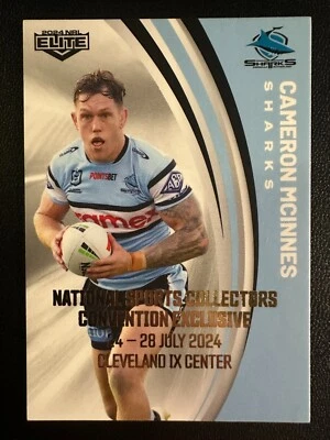 Cameron McInnes 2024 NRL Elite National Sports Collectors Convention NSCC Promo Foto 1 de 2