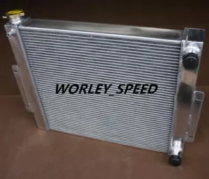 Aluminum Radiator For Aftermerket JEEP CJ7 WITH CHEVY V8 LS SWAP 1976-1986 MT - Foto 1 di 6